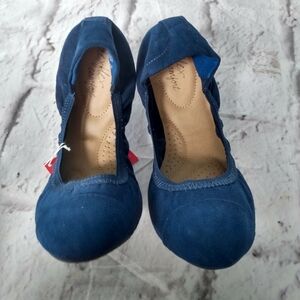 Blue curl up dexflex blue shoes size 9
